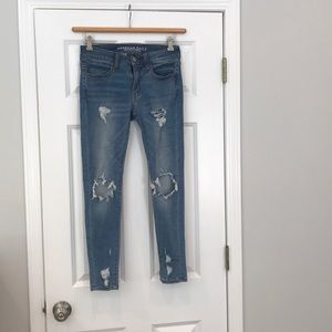 American eagle super super stretch jeans size 6
